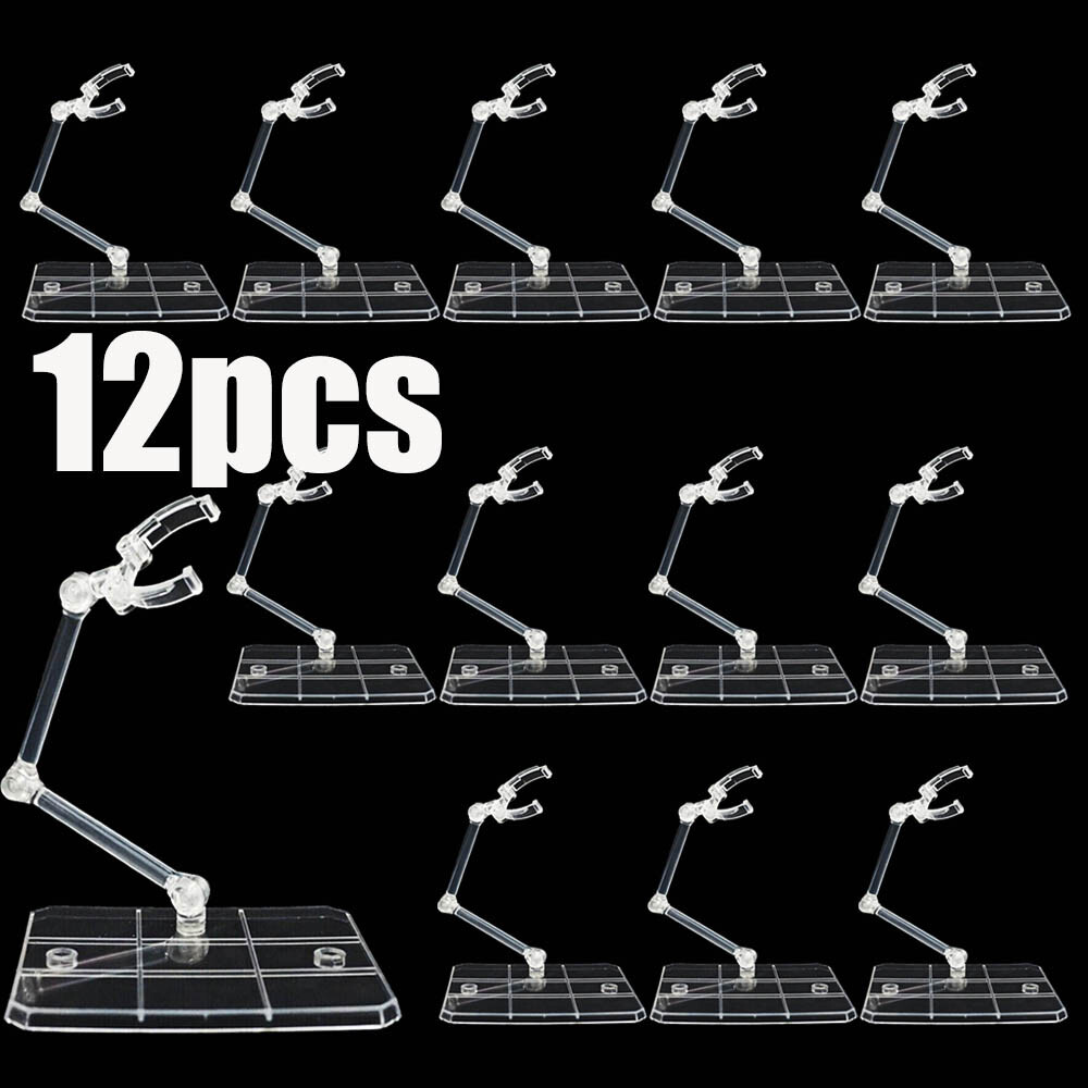 Action Figure Stand - 12 Adet HG144 Ayarlanabilir Aksiyon Figürü